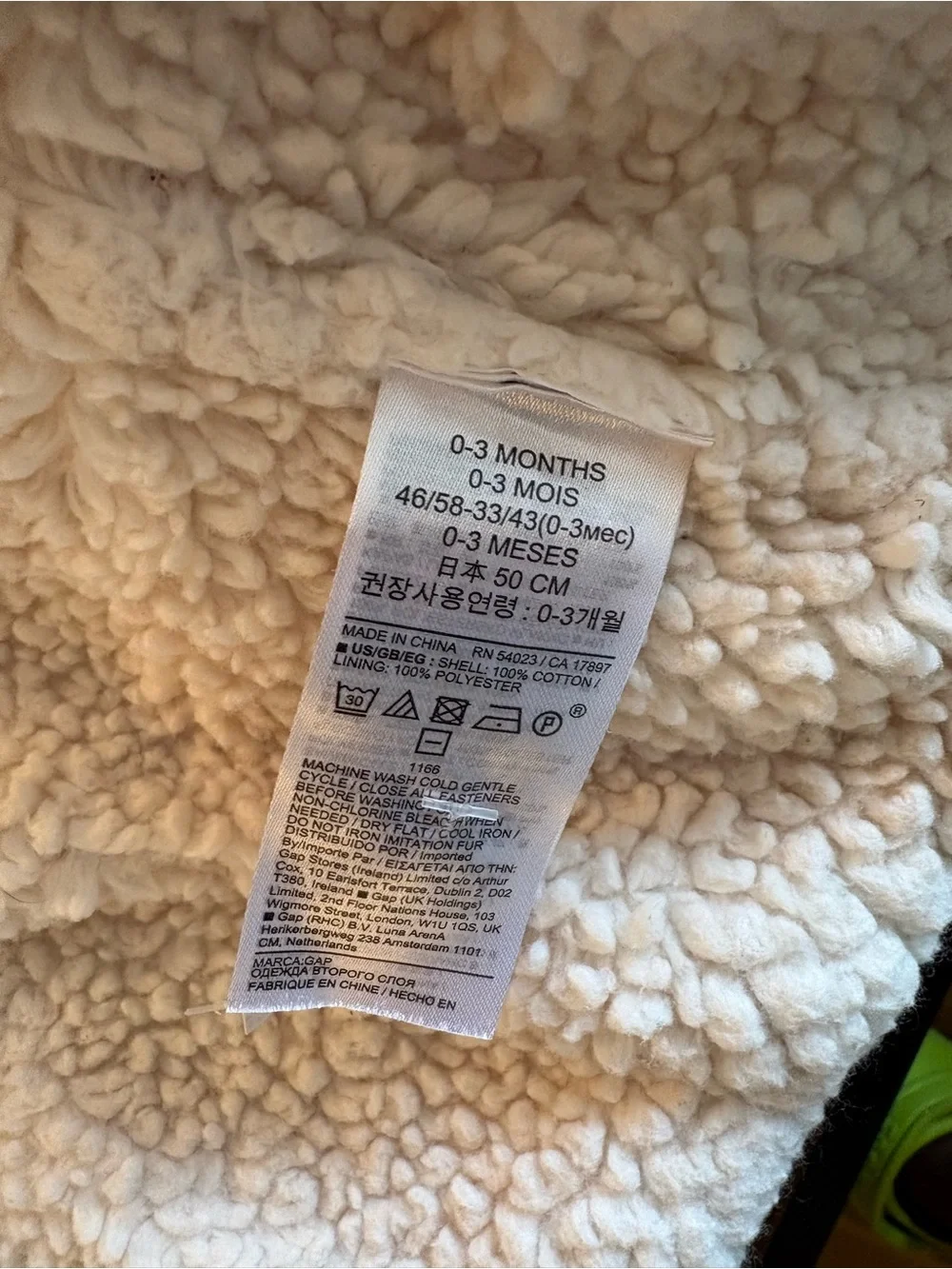 Baby Pink Hooded Knit Jacket with Sherpa Lining 0-3 months